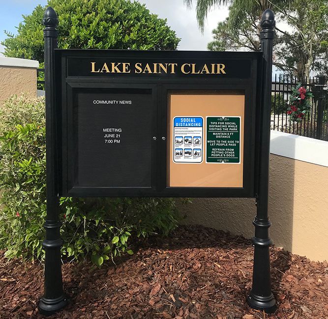 message-board-lake-saint-clair-covid111a